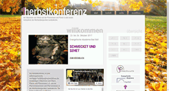 Desktop Screenshot of herbstkonferenz.info